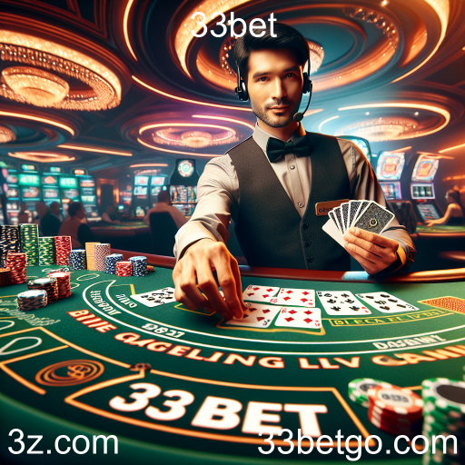 Experiência Imersiva no Cassino Ao Vivo da 33bet